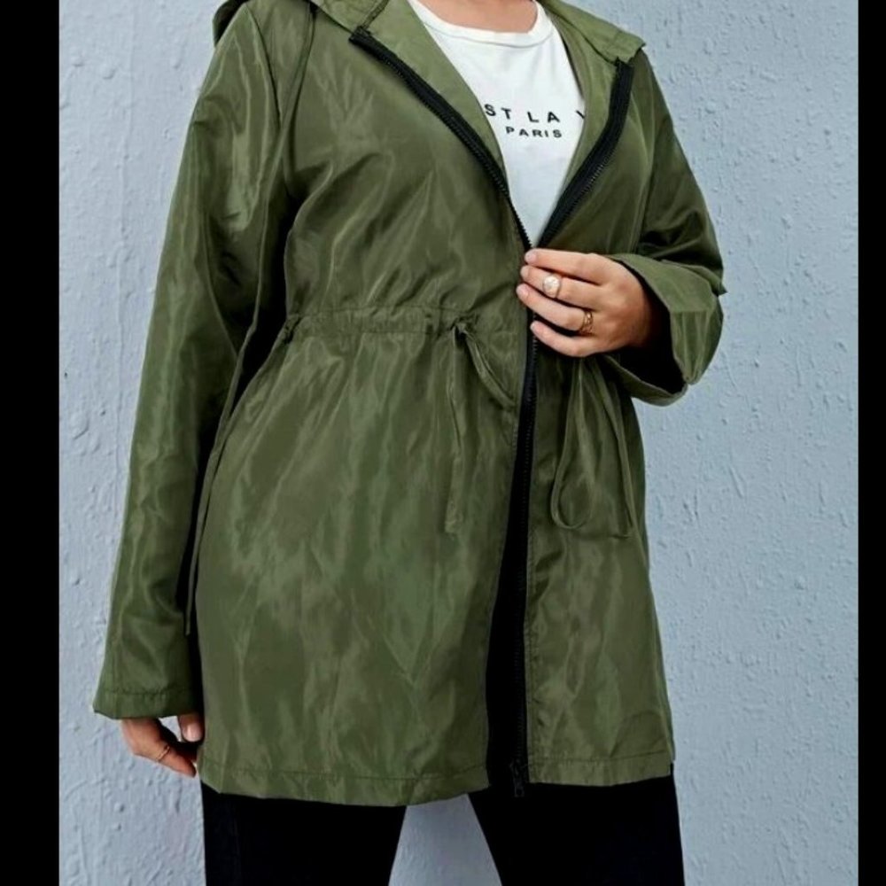 Olive Green Lightweight Jacket